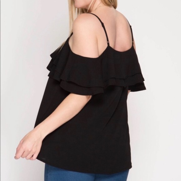 Cold Shoulder Top - Picture 2 of 3